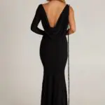 CHASE ME FOREVER Maxi Φόρεμα Με Ένα Μανίκι Και Ντραπέ Λεπτομέρεια - Image 2