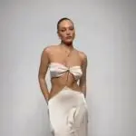SHE CAN STEAL YOUR HEART Σετ - Τοπ Με Maxi Φούστα Με Λεπτομέρειες Από Στρασάκια - Image 3