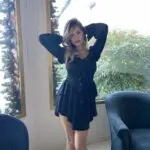 WATCH ME DANCE Mini Long-sleeve Dress With Inner Shorts And Frill Details - Image 3