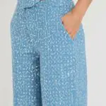DON'T CALL ME YOURS DENIM Pants With Sequins Details - Image 2