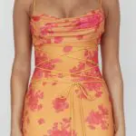 COASTLINE Maxi Floral Dress With Straps And Lace Detail - Image 2