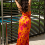 COASTLINE Maxi Floral Dress With Straps And Lace Detail - Image 6