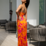 COASTLINE Maxi Floral Dress With Straps And Lace Detail - Image 5