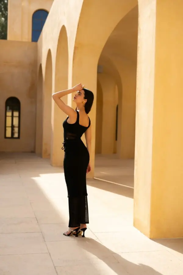 ROLLERCOASTER Set With Transparent Details - Top With Maxi Skirt - Image 5