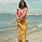 INKA Handmade Crochet Crop Top -Coral Color - Image 3
