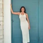 Open Back Maxi Crochet Dress - Image 2