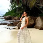 Pleated Set - Maxi Skirt And Top - Image 9