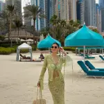 SOUR CANDY See-Through Co-Ord Set -Long-Sleeve Top With Maxi Skirt -Green