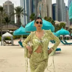 SOUR CANDY See-Through Co-Ord Set -Long-Sleeve Top With Maxi Skirt -Green - Image 4