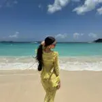 SOUR CANDY See-Through Co-Ord Set -Long-Sleeve Top With Maxi Skirt -Green - Image 7