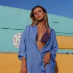 PALOMA Μακρυμάνικο Oversized Ασύμμετρο Λινό Πουκάμισο  - Image 3