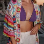Crochet Handmade Multicolor Cardigan - Image 5
