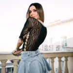 Mini Jean Φούστα Με Βολάν - Image 3