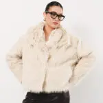 Μακρυμάνικη Oversized Eco Γούνα Με Γιακά - Image 2