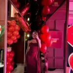 Σετ Maxi Εφαρμοστή Φούστα Και Στράπλες Εφαρμοστό Τοπ Με Εφέ Κορσέ Και Αποσπώμενο Φουλάρι - Image 5