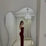 Σετ Maxi Εφαρμοστή Φούστα Και Στράπλες Εφαρμοστό Τοπ Με Εφέ Κορσέ Και Αποσπώμενο Φουλάρι - Image 7