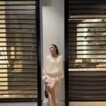 Mini Μακρυμάνικο Φόρεμα Με Εφέ Πλισέ Πουκάμισο Και Φούστα Με Βολάν - Image 5