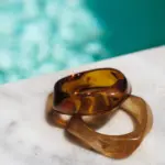 Κοκάλινο Βραχιόλι Bangle Τετράγωνο - Image 2