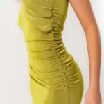 Maxi Strapless Jersey Dress With Scarf Detail - Image 5