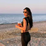 Σετ - Αμάνικο Crop Τοπ Και Maxi Φούστα Με Λεπτομέρειες Κορδόνια- Μαύρο - Image 6